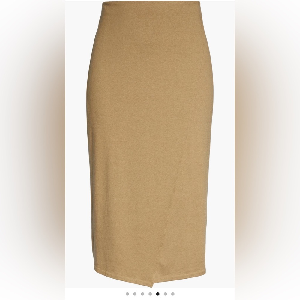 VINCE Elegant Tan Midi Skirt - Picture 6 of 11